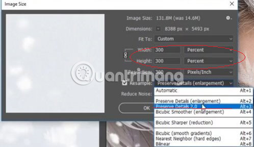 Làm tương tự với ảnh phải