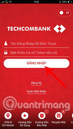 Hướng dẫn sử dụng F@st Mobile của Techcombank