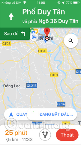 Đường di chuyển