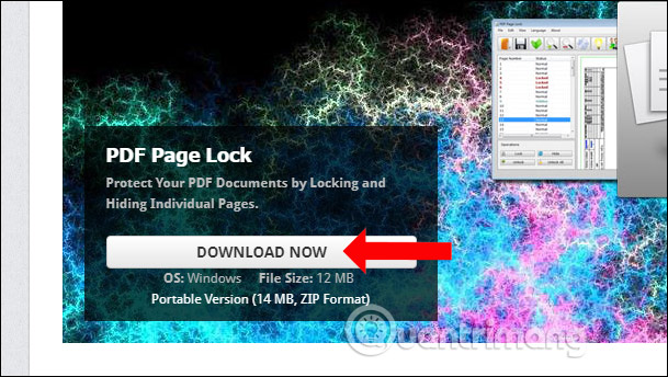 Cách dùng PDF Page Lock khóa file PDF