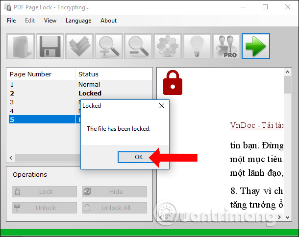 Cách dùng PDF Page Lock khóa file PDF - Ảnh minh hoạ 8