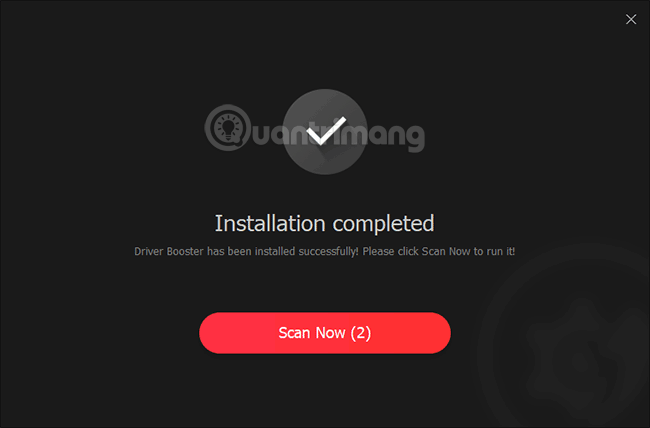 Driver Booster quét driver trên máy tính