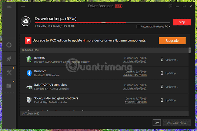 Driver Booster tải driver về máy