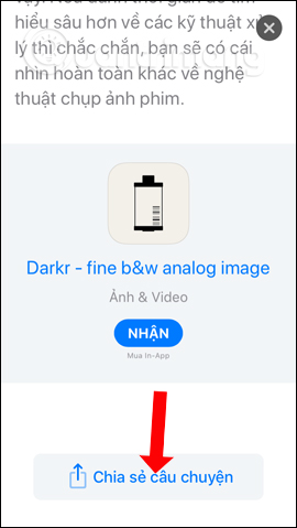 Chia sẻ câu chuyện