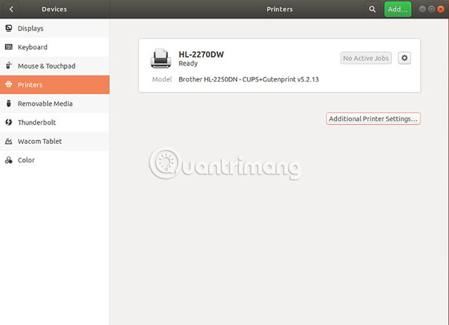 Phát hiện máy in