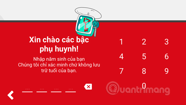 Nhập số tuổi