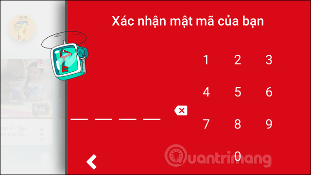 Nhập lại mật khẩu