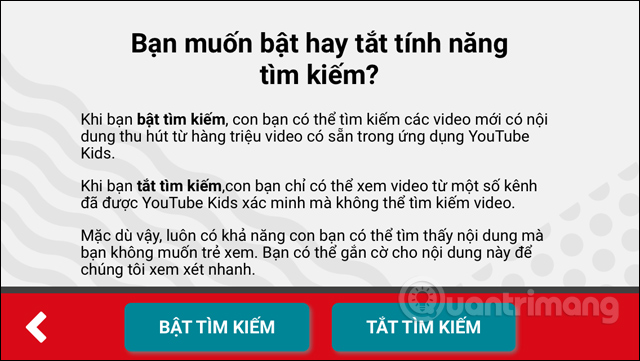 Tính năng tìm kiếm