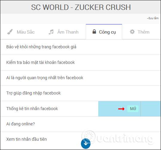 Cách tùy biến giao diện Facebook bằng SC World - Ảnh minh hoạ 13