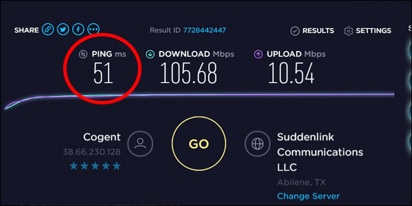 Ping là con số cần quan tâm khi chơi game trực tuyến 