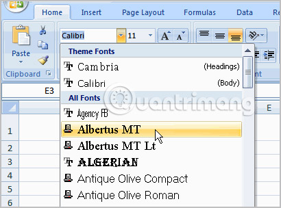 MS Excel 2007 - Bài 11: Định dạng văn bản - Ảnh minh hoạ 3