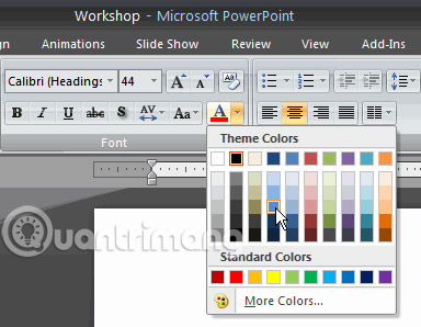 MS PowerPoint 2007 - Bài 5: Định dạng văn bản trong PowerPoint - Ảnh minh hoạ 3