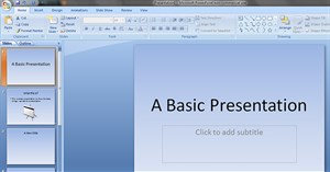 MS PowerPoint 2007 - Bài 3: Tạo một bản trình chiếu