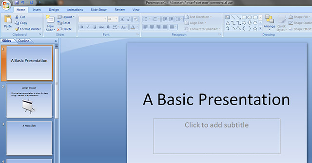 MS PowerPoint 2007 - Bài 3: Tạo một bản trình chiếu