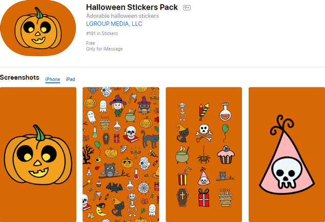 Halloween Stickers Pack