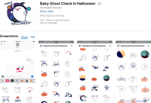 Baby Ghost Check In Halloween