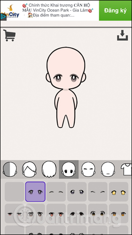 Cách tạo avatar chibi Facebook bằng Unnie doll - Ảnh minh hoạ 3