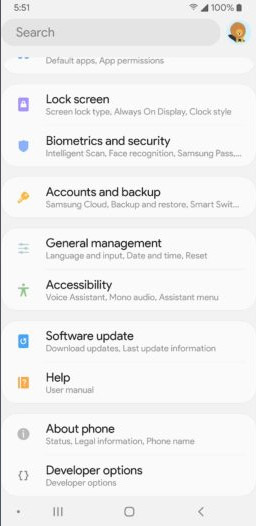 Samsung Experience 10 trên nền Android Pie 11