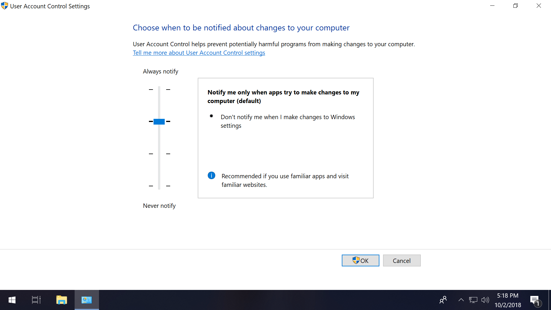 User Account Control