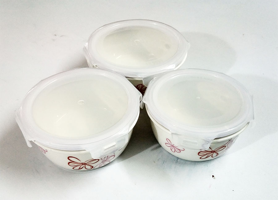 Hộp bằng gốm sứ dùng được trong lò vi sóng