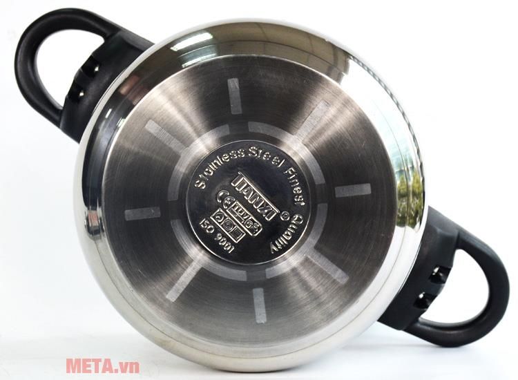 Nồi inox cho bếp từ có đế nhiễm từ