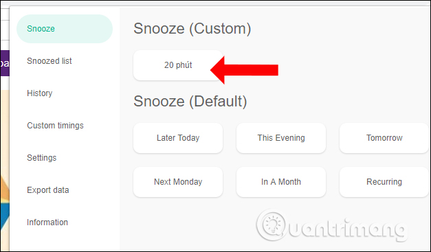 Thời gian đã tạo