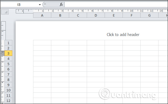 Cách hiển thị thanh Ruler trong Excel - Ảnh minh hoạ 3