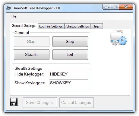 8. DanuSoft Free Keylogger