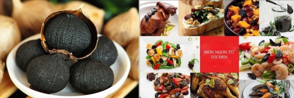 Thành phẩm tỏi đen làm bằng máy làm tỏi đen gia đình có thể dùng để chế biến nhiều món ăn ngon.