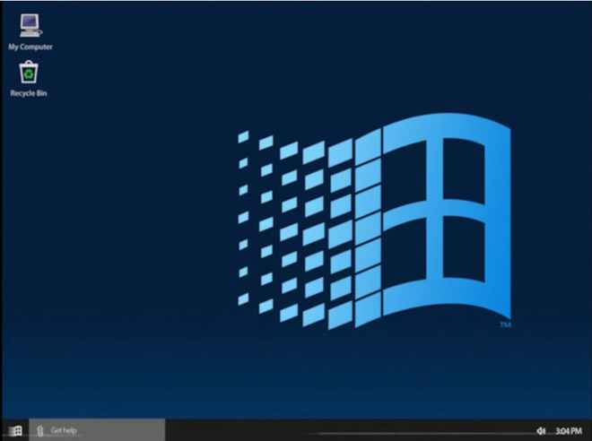 Nếu Microsoft tạo ra Windows 10 vào cuối thế kỷ 20, rất có thể giao diện của nó sẽ trông giống như thế này