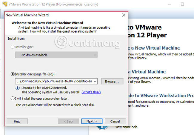 Chạy trên máy ảo