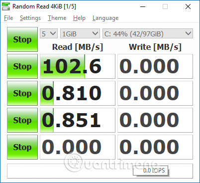 Kiểm tra tốc độ ổ đĩa