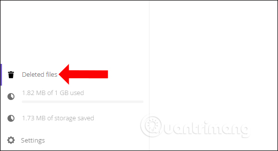 Lưu ảnh đã xóa