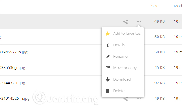 Tùy chọn cho ảnh