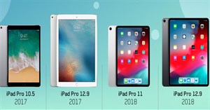 So sánh iPad Pro 2018 và iPad Pro 2017