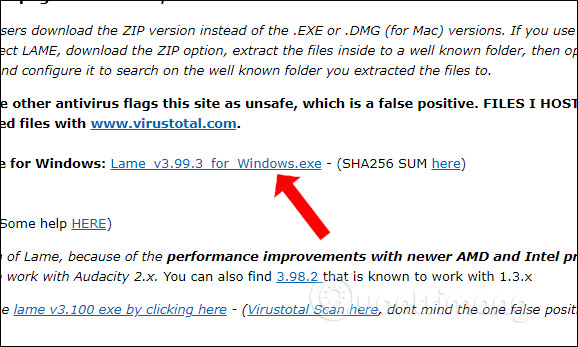 Tải phần mềm Lame