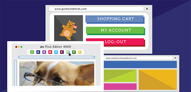Bạn có thể sắp xếp lại nhiều cửa sổ trên màn hình cũng như chuyển đổi qua lại giữa các cửa số.
