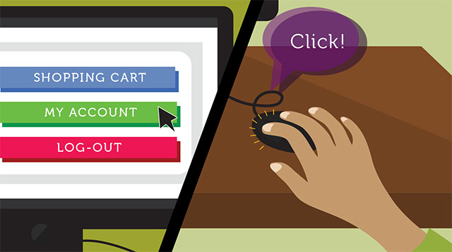 Chuột sẽ có nhiệm vụ điều khiển con trỏ trên màn hình