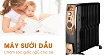 Máy sưởi dầu có dùng được cho trẻ sơ sinh không?