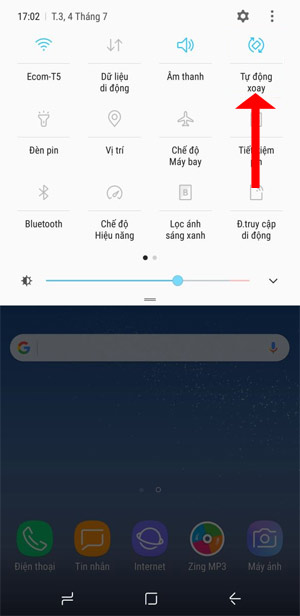 Thanh thông báo trạng thái Android