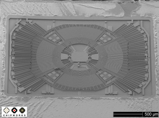 Bên trong một con quay hồi chuyển MEMS