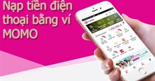 Hướng dẫn nạp tiền điện thoại bằng ví MOMO