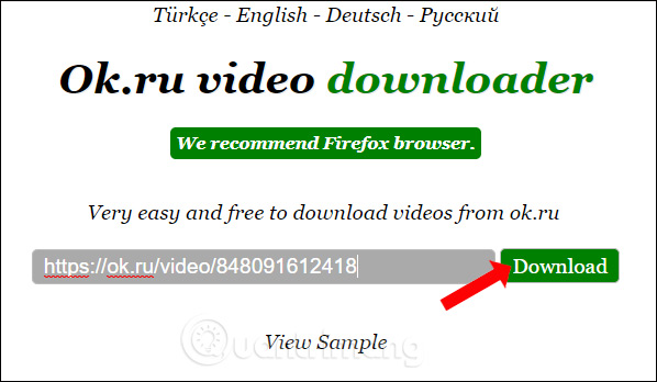 Cách download video trên ok.ru