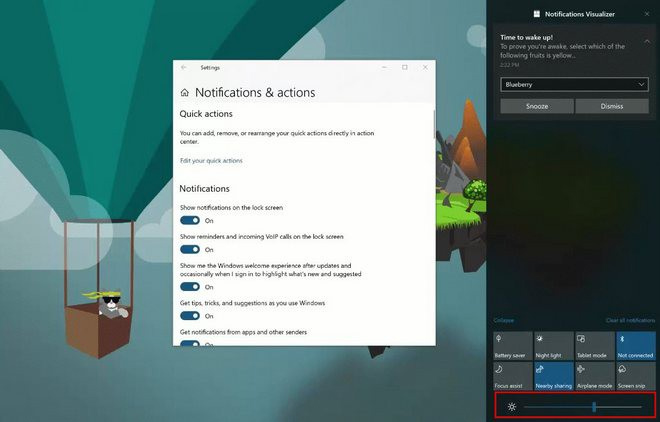 Thanh trượt độ sáng
