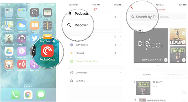 Thêm podcast vào Pocket Casts
