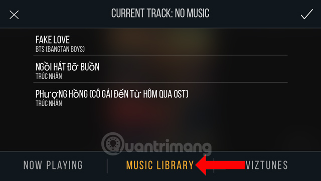 Chọn nhạc có trong album