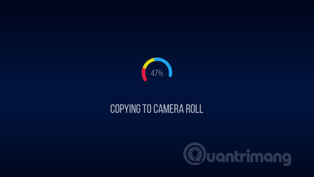 Copy video vào album