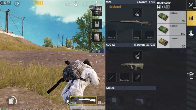 Combo Sniper Rifle với AR PUBG Mobile