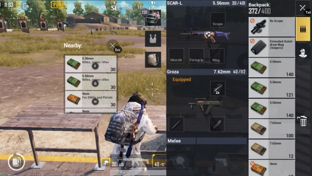 Combo súng AR với AR PUBG Mobile