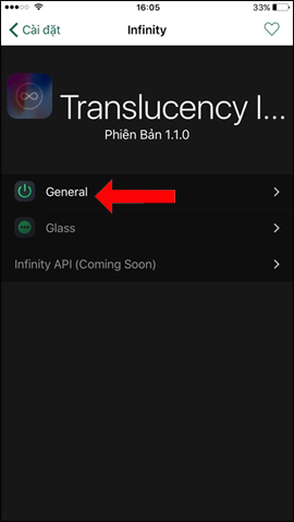 Thiết lập tinh chỉnh